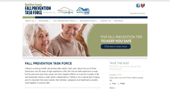 Desktop Screenshot of fallpreventiontaskforce.org